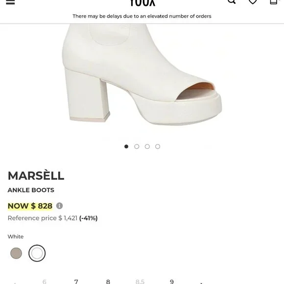 MARSELL LEATHER OPEN TOES PLATFORM BOOTIES ITALY 40 9-10 - Picture 5 of 5